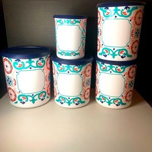 Tupperware Canisters Set